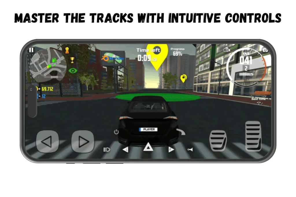 Master the tracks with intuitive controls