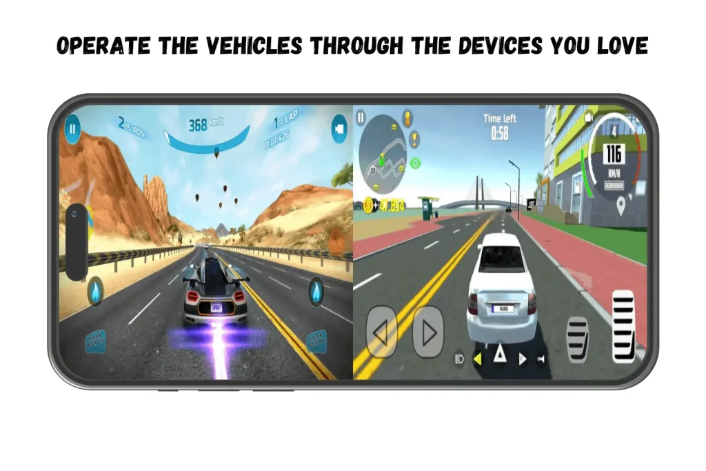 Operate The vehicles Through the devices you love