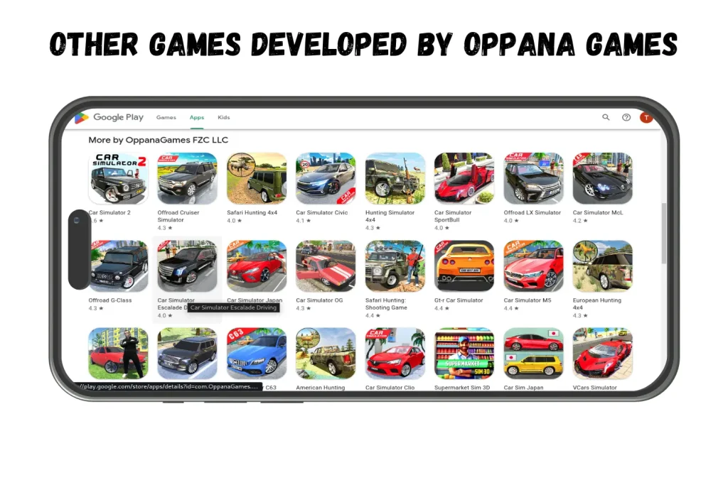 Other games Developed by oppana games