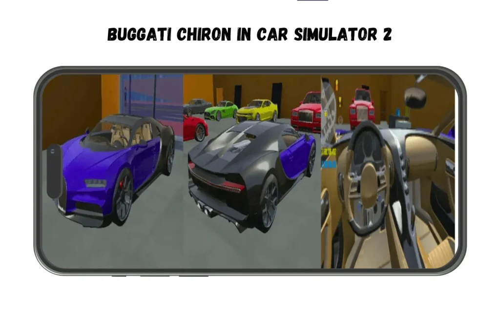 Buggati Chiron in car simulator 2