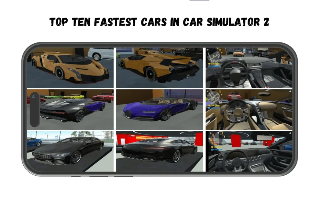 top ten fastest cars in car simulator 2